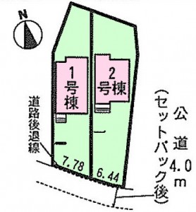 美浜町北方東側　配置図